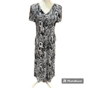 Connected Apparel paisley dress size 10